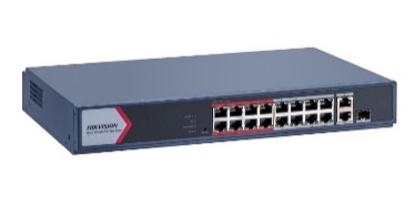 Hikvision DS-3E1518P-EI/M — PoE kommutator
